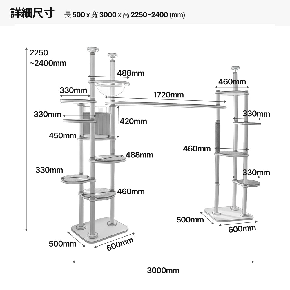全景吊橋貓柱